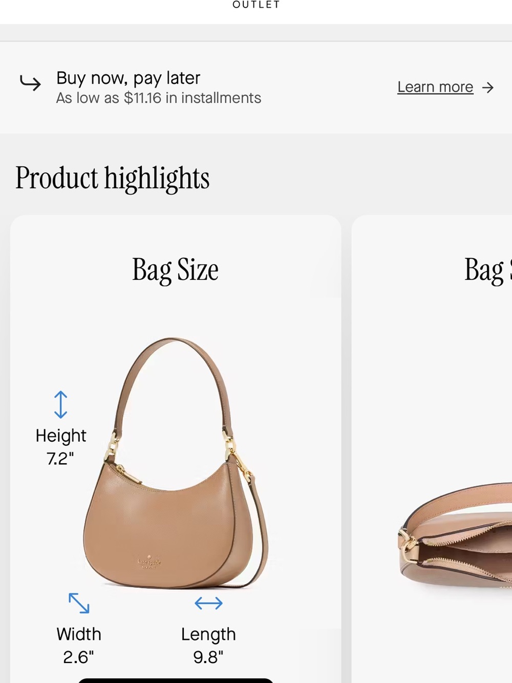 Kate Spade Paige Shoulder Bag - Picture 6 of 9